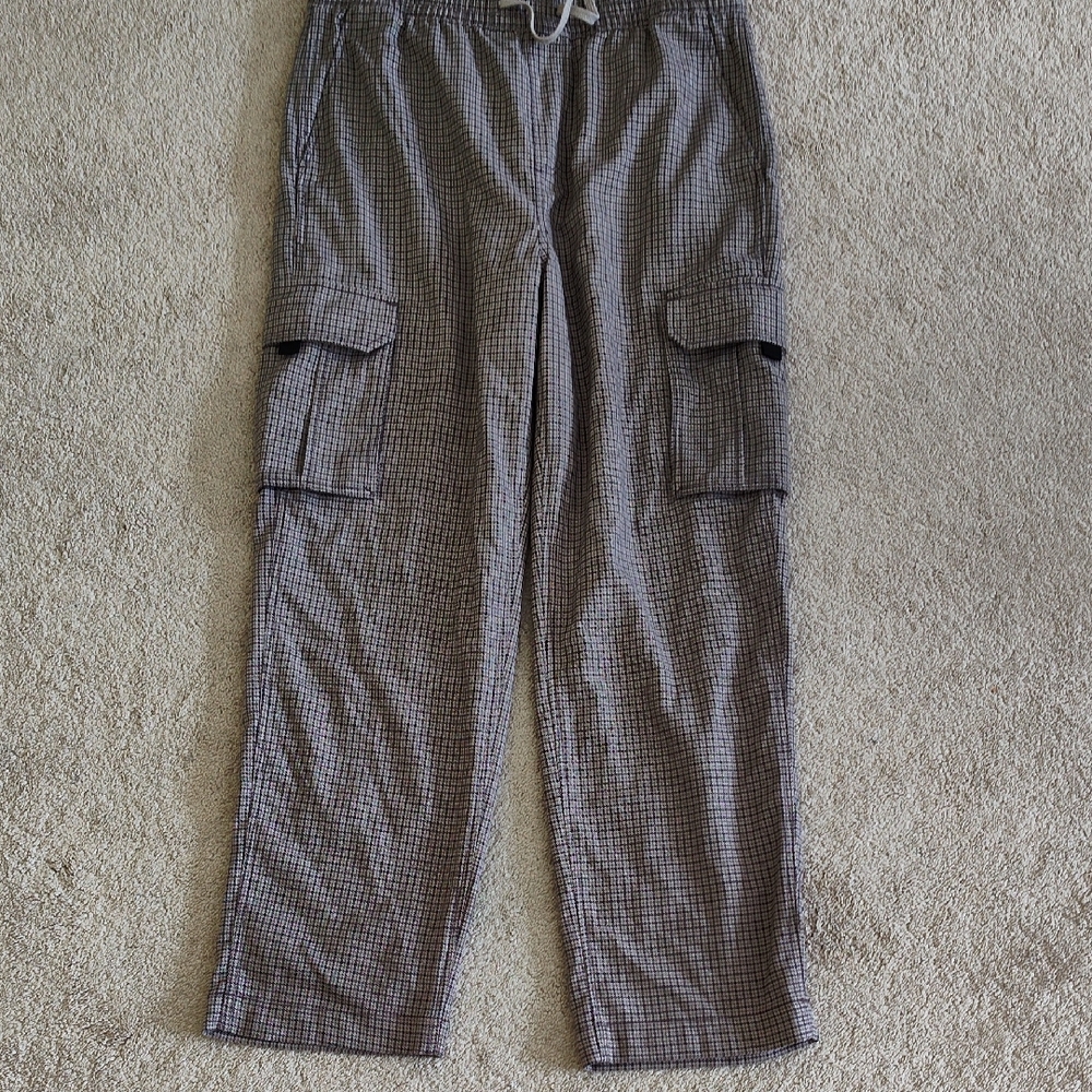 Aeropostale Men's Gray Patterned Cargo Pants